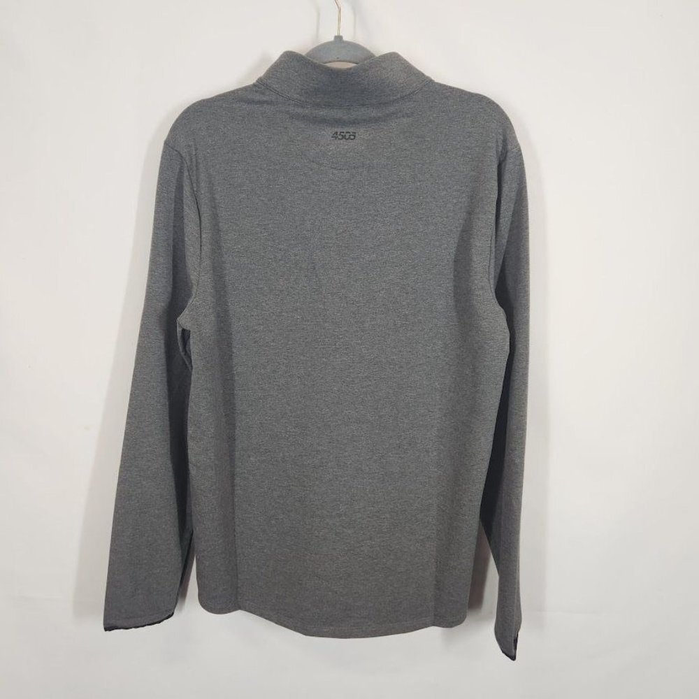 NWT ASOS 4505 icon muscle fit training sweatshirt with 1/4 zip in Charcoal Gray‎ - Picture 4 of 9